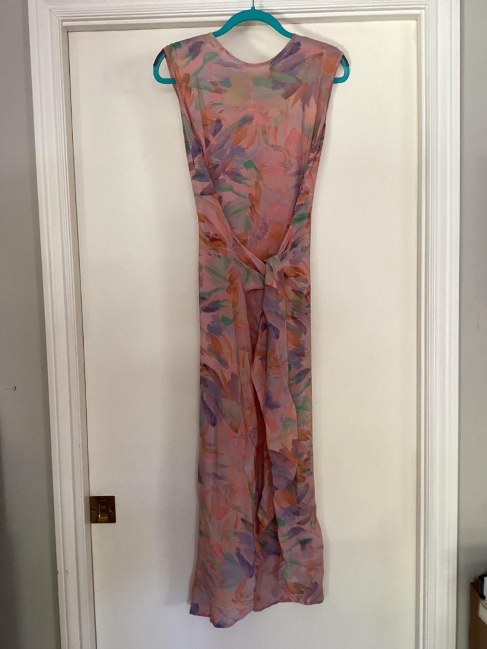 ANNTIAN lovely simple Print Silk Floral One Size Fits Most NWT - Picture 5 of 10